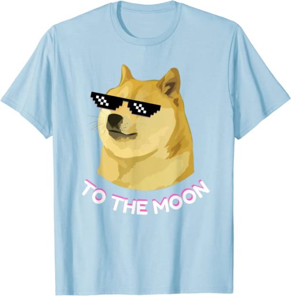 DOGECOIN "To The Moon" - Camiseta - Imagen 2